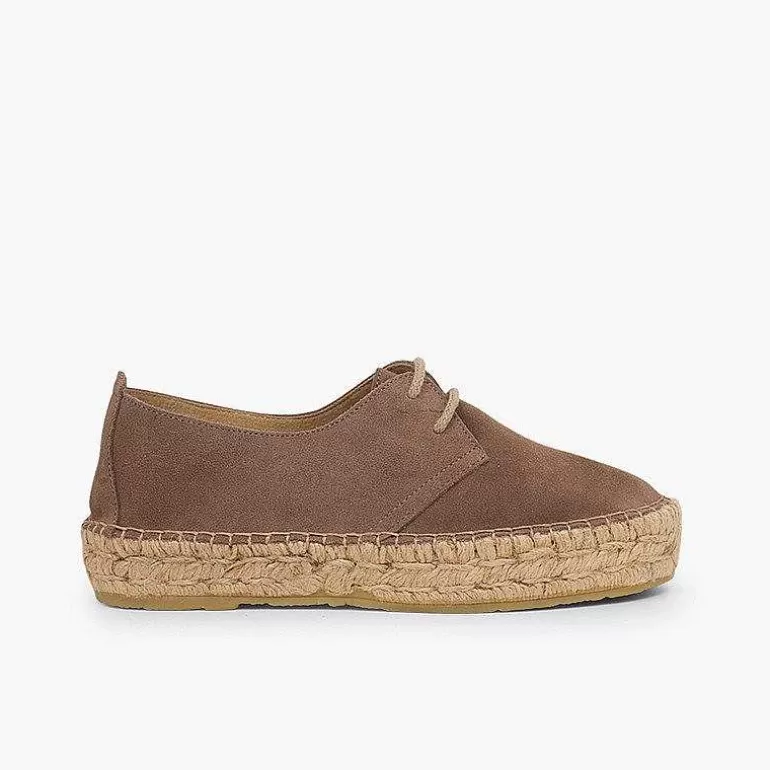 Clearance Bluchers With Jute Platform For Women And Girls Women Brogues And Bluchers