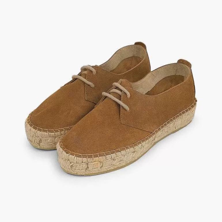 Clearance Bluchers With Jute Platform For Women And Girls Women Brogues And Bluchers