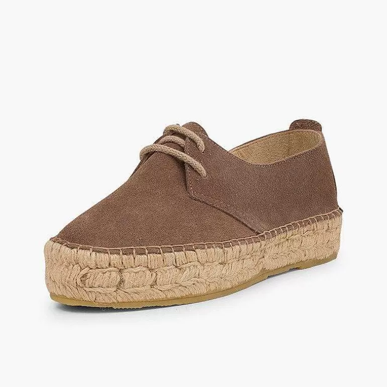 Clearance Bluchers With Jute Platform For Women And Girls Women Brogues And Bluchers