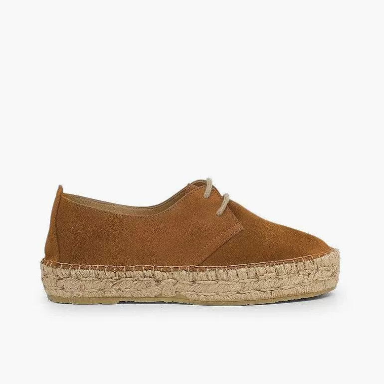 Clearance Bluchers With Jute Platform For Women And Girls Women Brogues And Bluchers