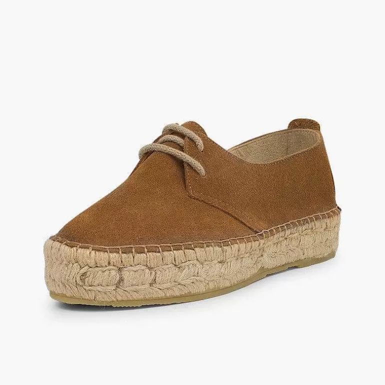 Clearance Bluchers With Jute Platform For Women And Girls Women Brogues And Bluchers