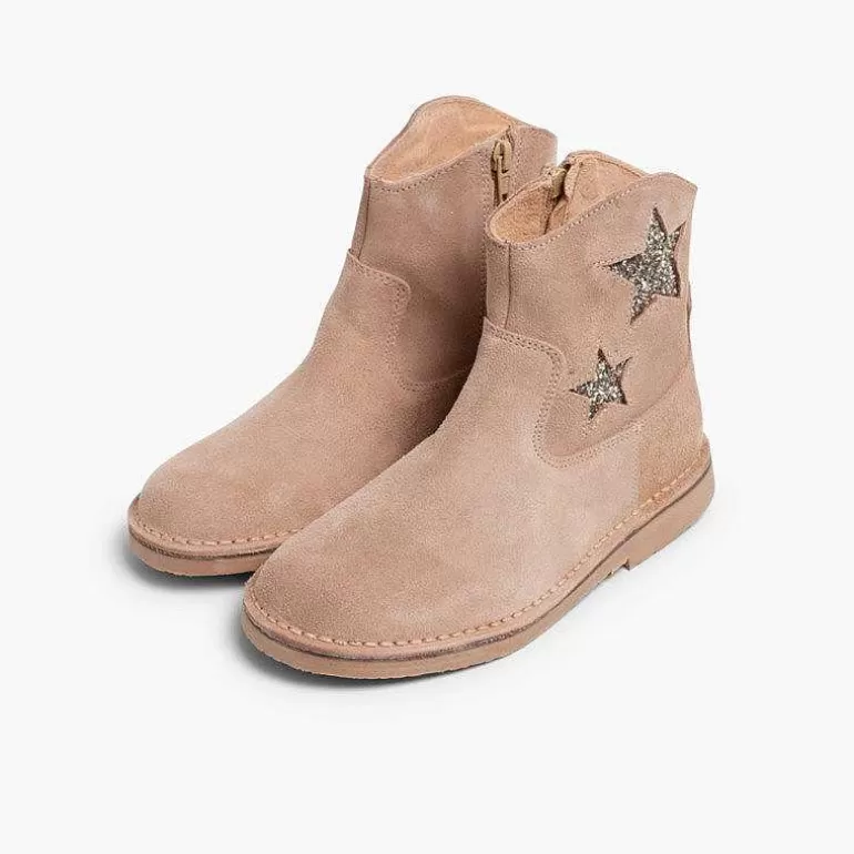 Hot Boots For Girls And Women With Stars And Zip Women Boots