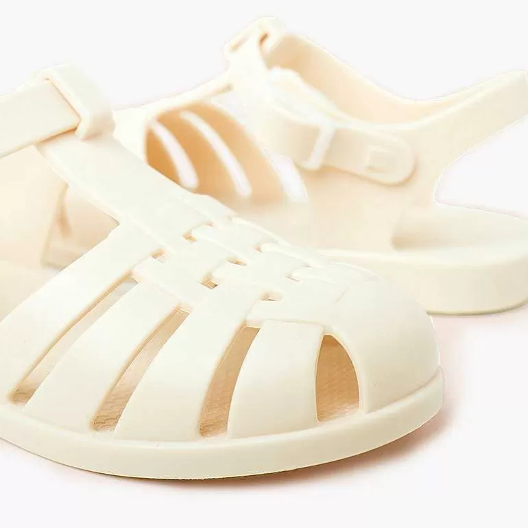 New Children'S Sandals With Buckle Clasp In Dusty Colors Girls Jelly Sandals And Beachwear
