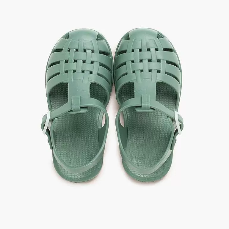 New Children'S Sandals With Buckle Clasp In Dusty Colors Girls Jelly Sandals And Beachwear