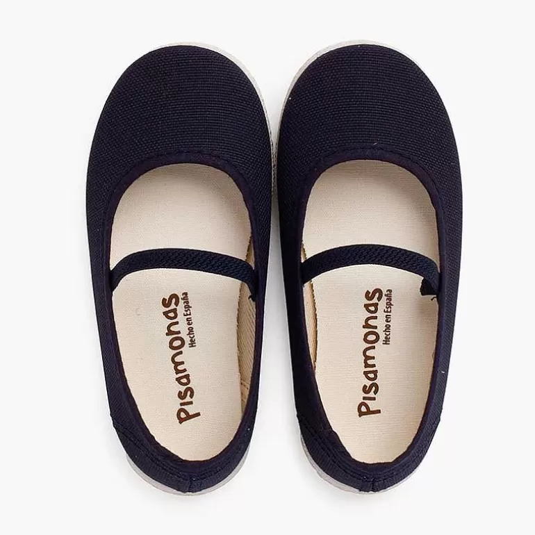 Best Sale Eco Canvas Ballet Pumps With Elastic Strap And Trainers Outsole Girls Ballet Pumps And Flats