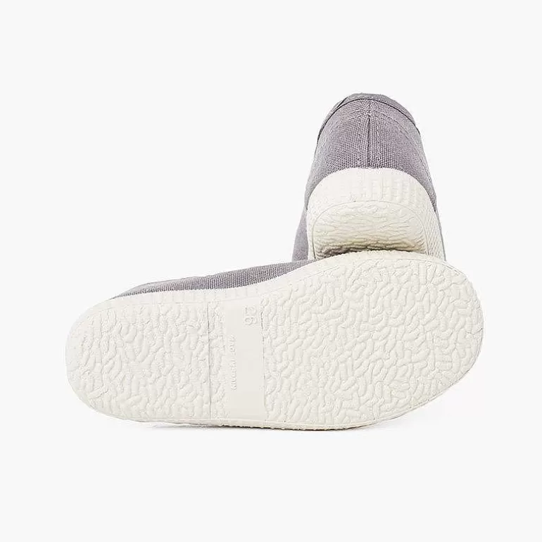Best Sale Elastic Eco Canvas Flats And Sneaker-Type Sole Girls Ballet Pumps And Flats