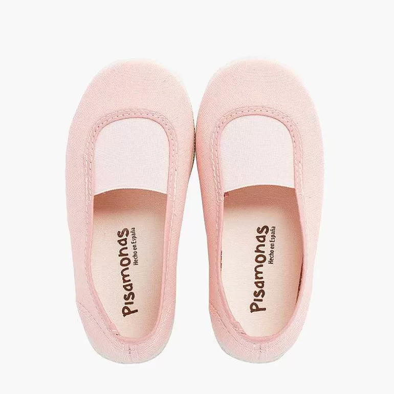 Best Sale Elastic Eco Canvas Flats And Sneaker-Type Sole Girls Ballet Pumps And Flats