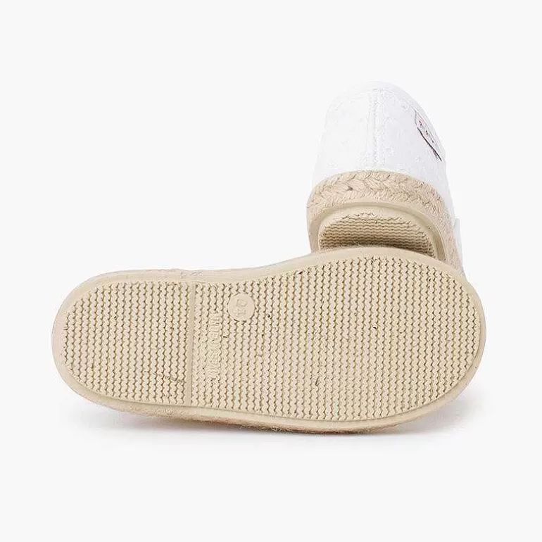 Flash Sale Espadrille-Type Trainers Swiss Embroidered Fabric Girls Espadrilles