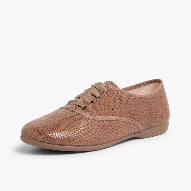 Hot Girl´S And Women´S Snakeskin-Type Bluchers Women Brogues And Bluchers