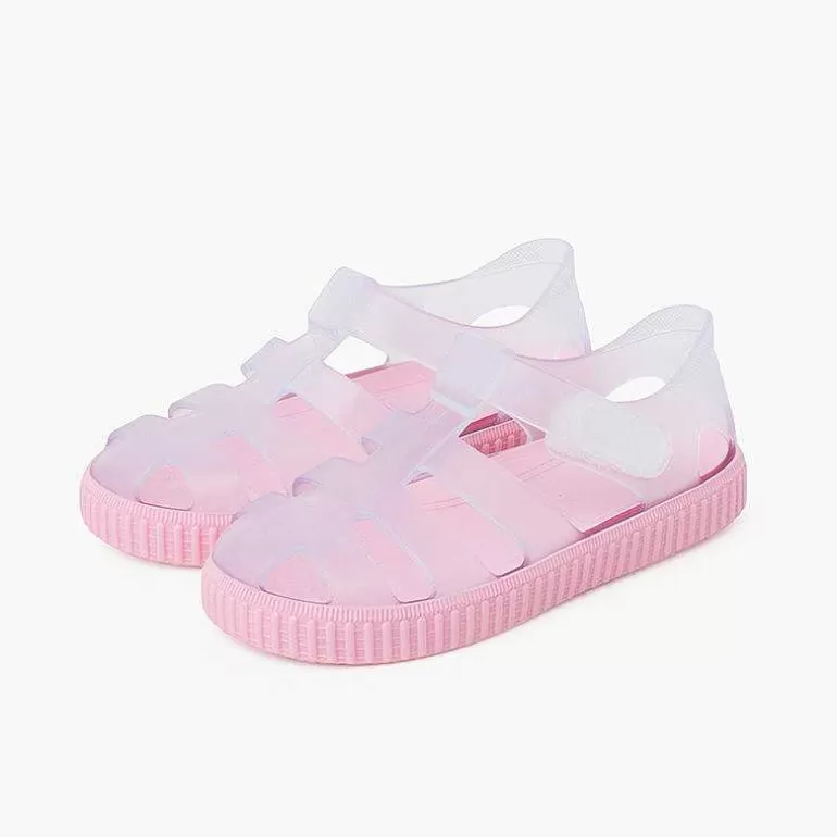 Flash Sale Jelly Sandals Coloured Soles Type Trainers Girls Jelly Sandals And Beachwear