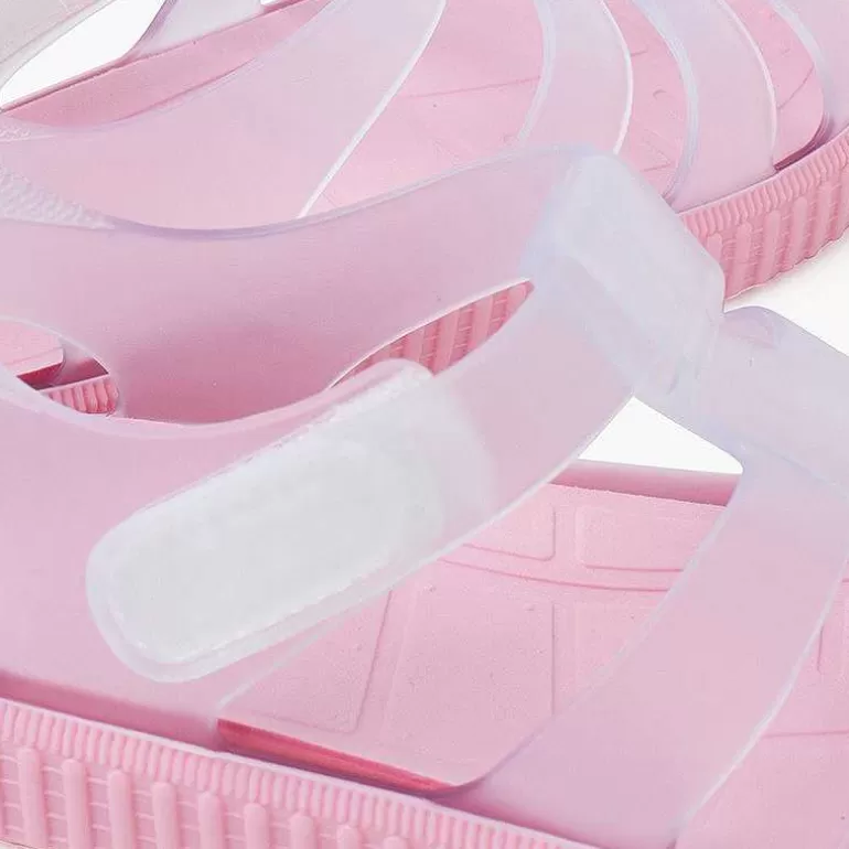 Flash Sale Jelly Sandals Coloured Soles Type Trainers Girls Jelly Sandals And Beachwear