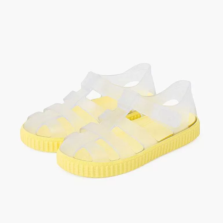 Flash Sale Jelly Sandals Coloured Soles Type Trainers Girls Jelly Sandals And Beachwear