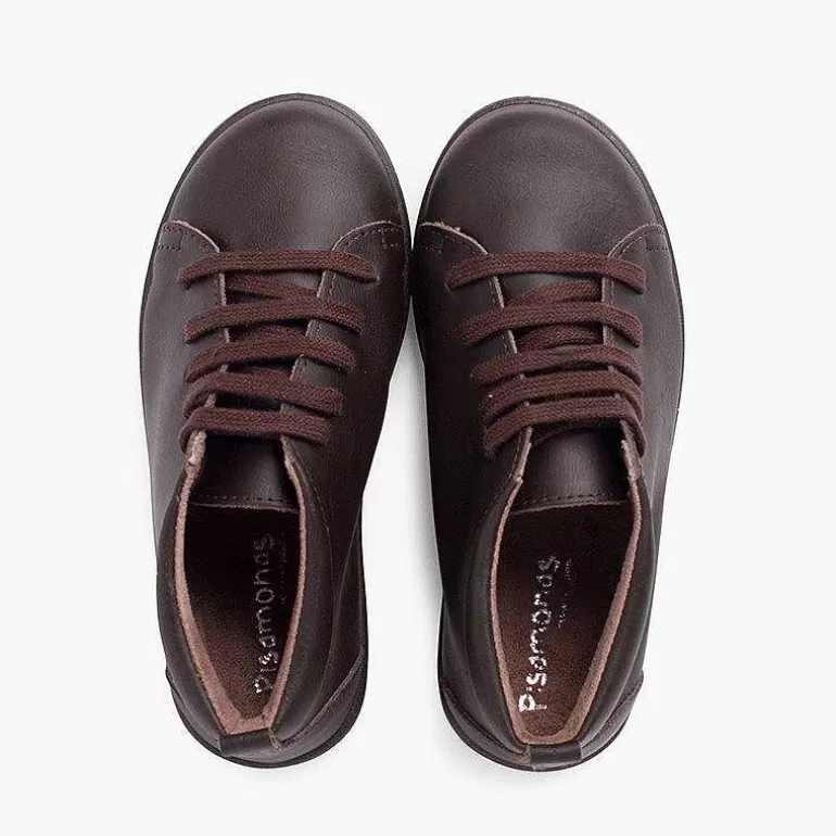 Discount Leather Shoes Type Ankle Boots Lace-Up Girls Boots