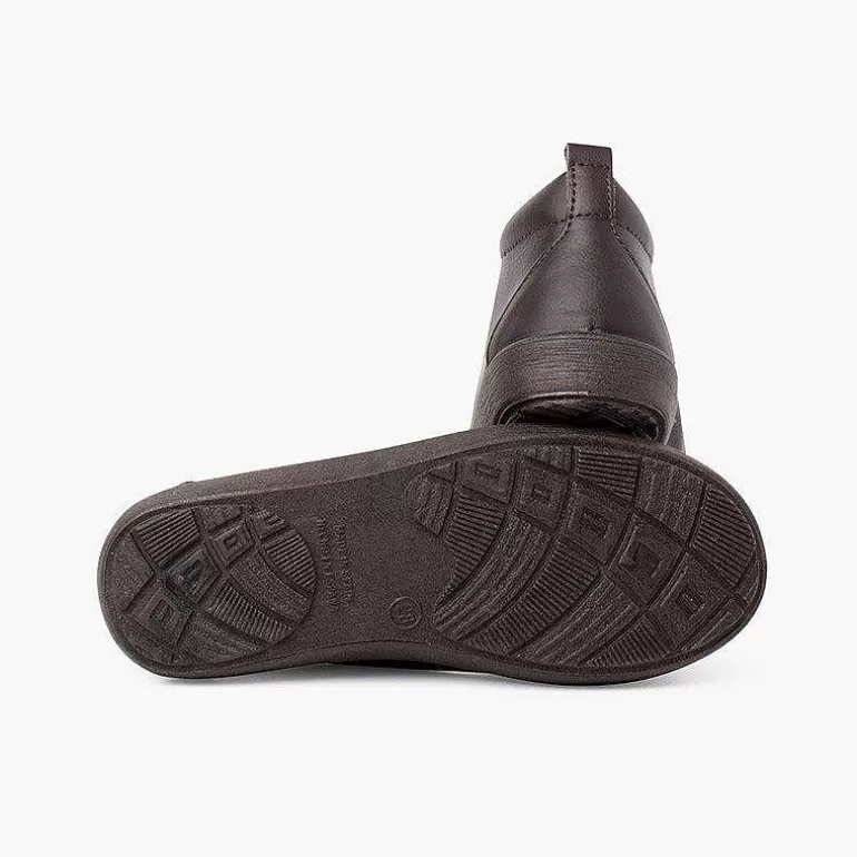 Discount Leather Shoes Type Ankle Boots Lace-Up Girls Boots