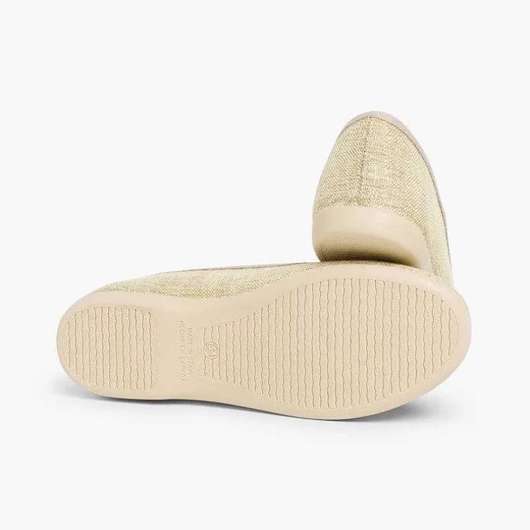 Clearance Linen Ballerina Pumps With Bow For Girls And Women Women Ballet Pumps And Flats