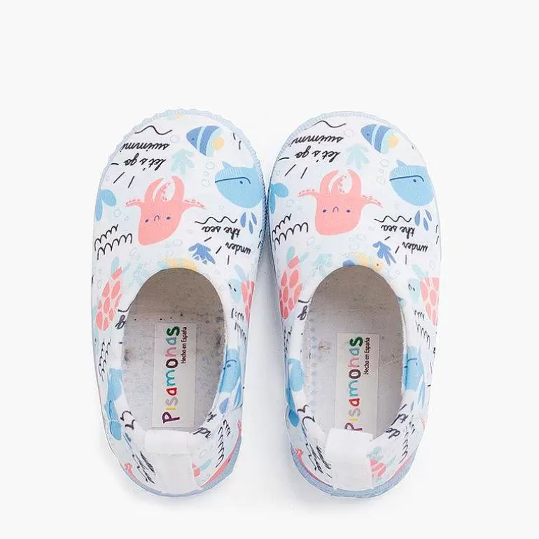 Clearance Neoprene Type Closed Trainers With Drawings Girls Jelly Sandals And Beachwear