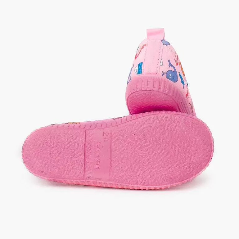 Clearance Neoprene Type Closed Trainers With Drawings Girls Jelly Sandals And Beachwear