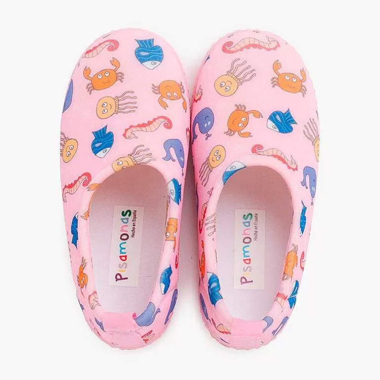 Clearance Neoprene Type Closed Trainers With Drawings Girls Jelly Sandals And Beachwear