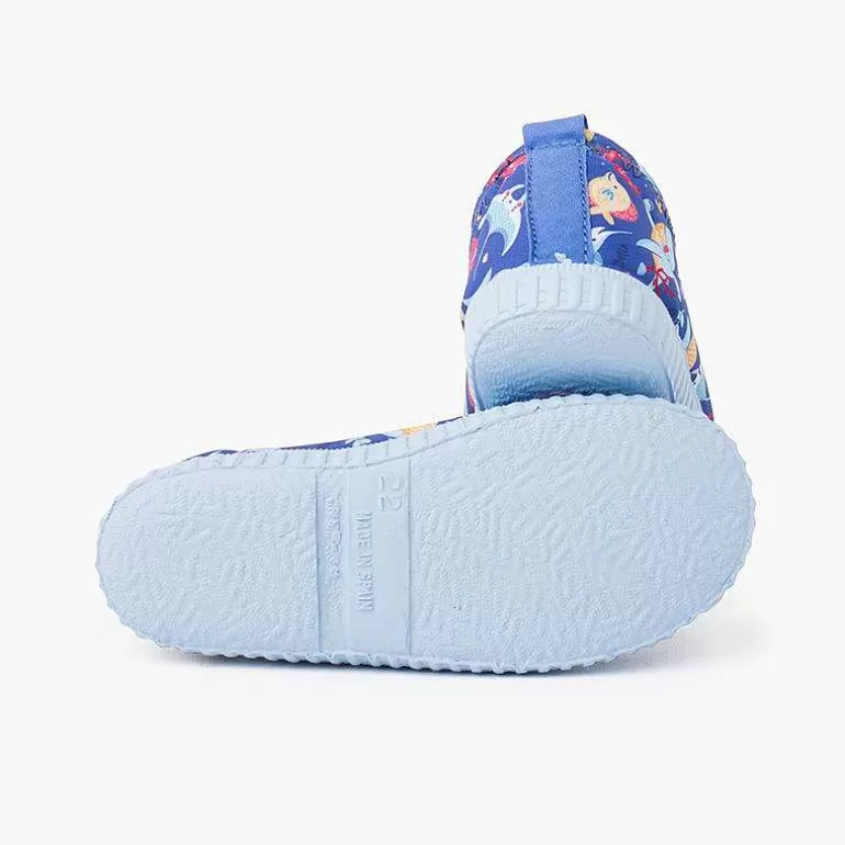Clearance Neoprene Type Closed Trainers With Drawings Girls Jelly Sandals And Beachwear