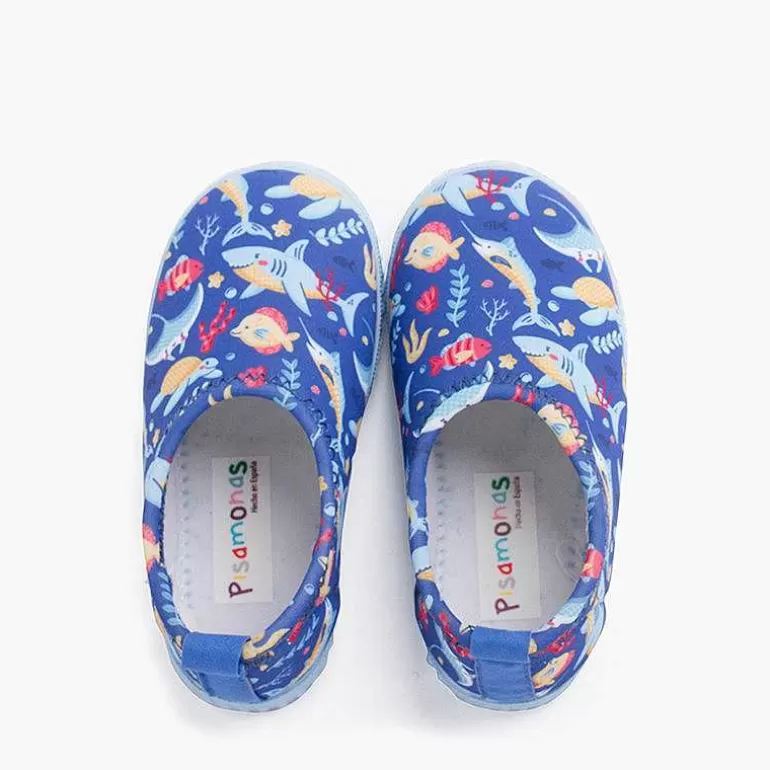 Clearance Neoprene Type Closed Trainers With Drawings Girls Jelly Sandals And Beachwear