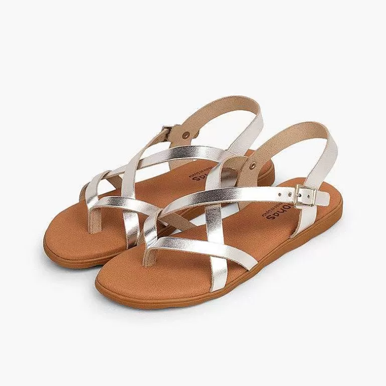 Discount Roman Sandals With Metallic Straps For Women And Girls Girls Sandals