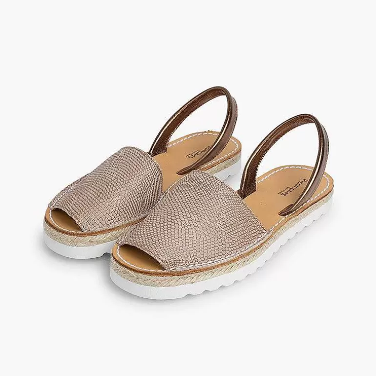 Best Sale Snake Print Menorcan Sandals For Women And Girls Women Avarcas Menorcan Sandals