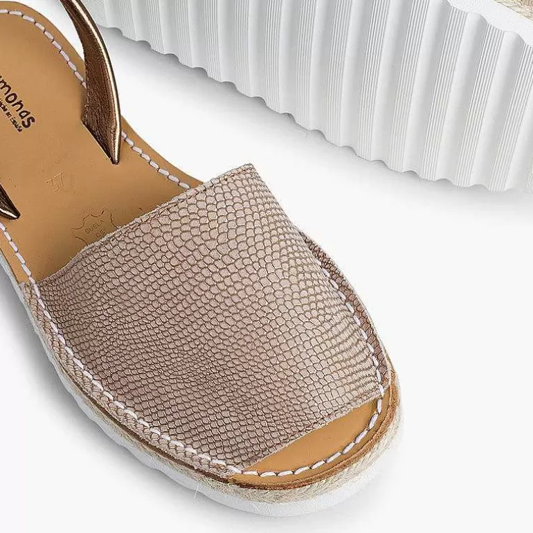 Best Sale Snake Print Menorcan Sandals For Women And Girls Women Avarcas Menorcan Sandals