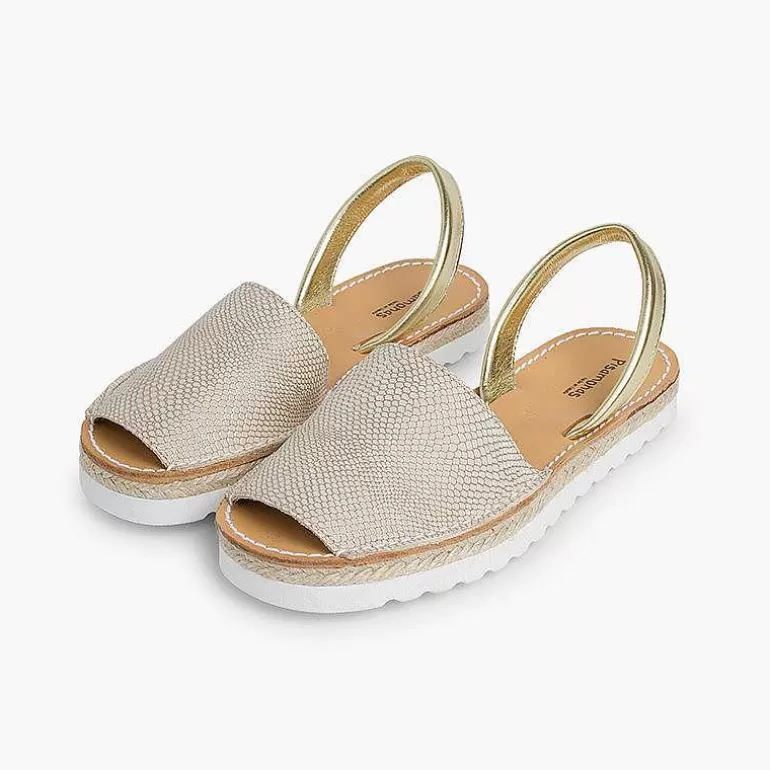 Best Sale Snake Print Menorcan Sandals For Women And Girls Women Avarcas Menorcan Sandals