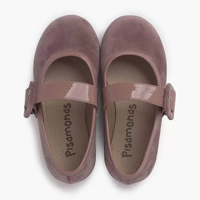 Sale Velvet Mary Jane Wide Strap Type Patent Leather Girls Mary Janes