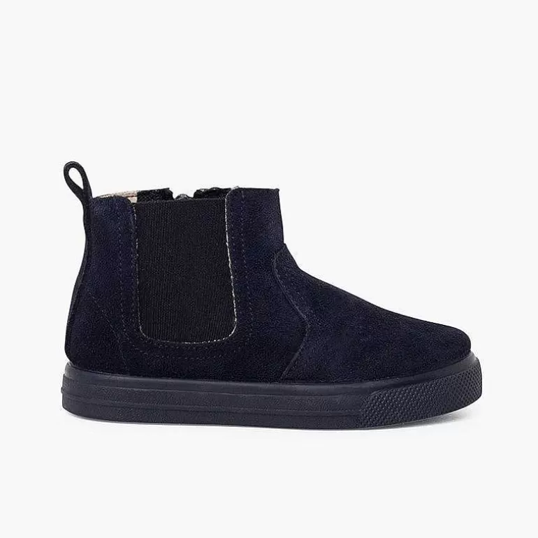 Sale Wide Sole Boots With Zip And Elastic For Kids Girls Boots