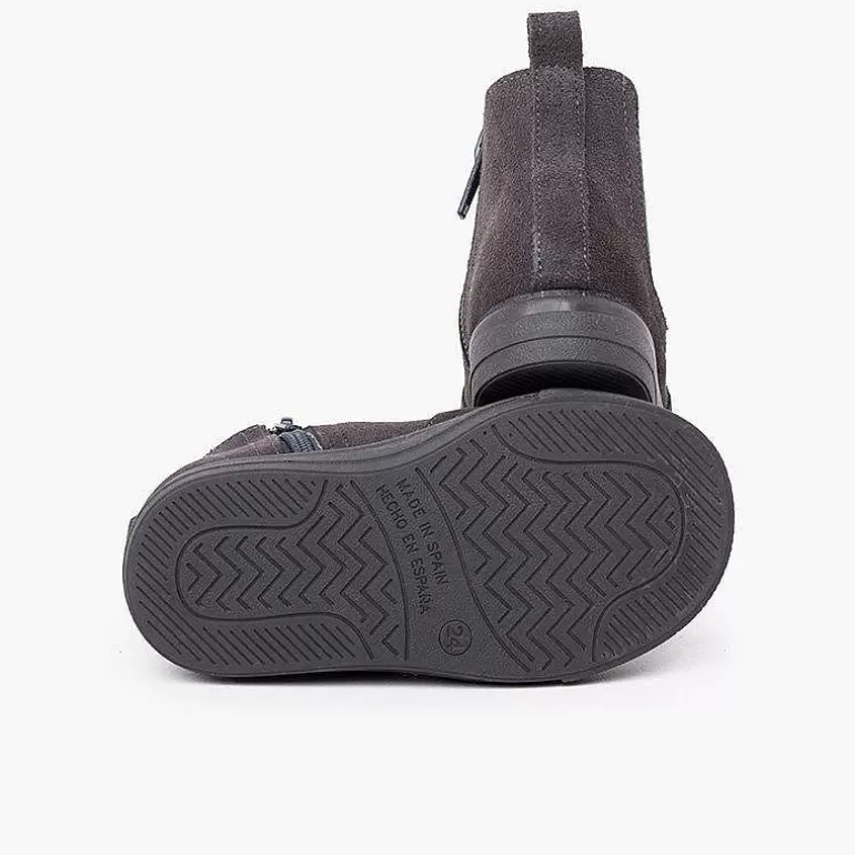 Sale Wide Sole Boots With Zip And Elastic For Kids Girls Boots