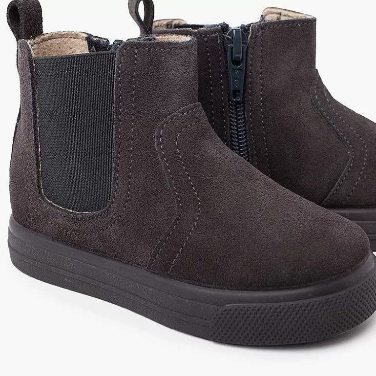 Sale Wide Sole Boots With Zip And Elastic For Kids Girls Boots