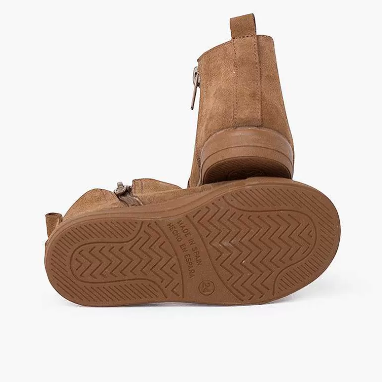 Sale Wide Sole Boots With Zip And Elastic For Kids Girls Boots